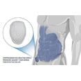 thumbnail image 3 of Soporte para hernia, hernia única, tratamiento escrotal inguinal, lado izquierdo o derecho, mediano (lado derecho), 3 of 5