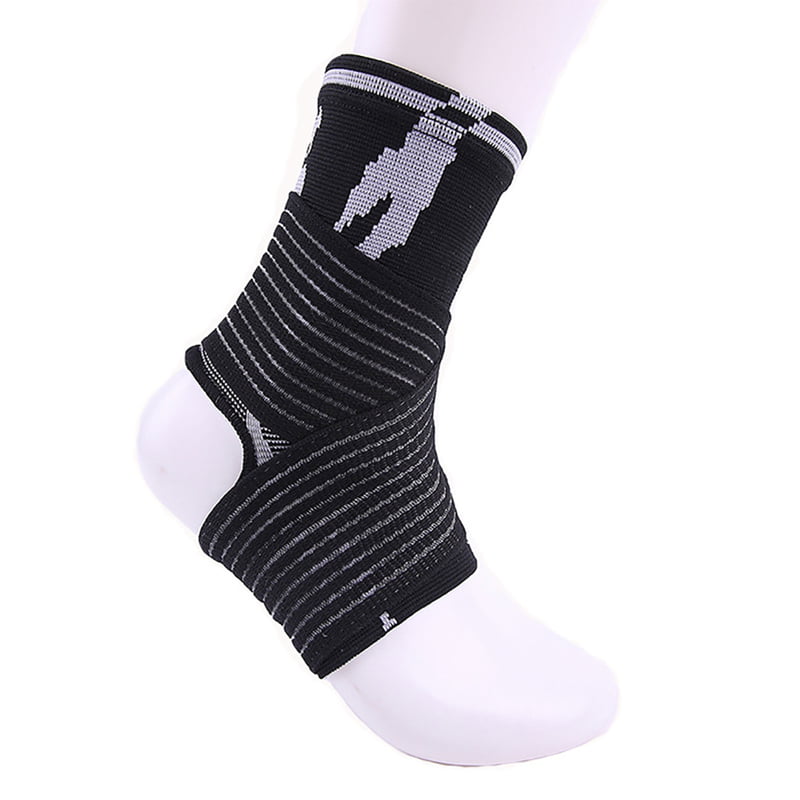 Men 1pc Ankle Support Compression Brace Foot Heel Cover Protective Wrap ...