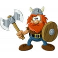 thumbnail image 2 of Viking Wall Decal Mural by Wallmonkeys Vinyl Peel and Stick Graphic for Girls (24 in W x 19 in H), 2 of 4