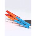 thumbnail image 3 of 30pcs/set Multicolor Wooden Clip Push Pins For School & Office, Multi-functional, 3 of 4