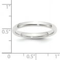 thumbnail image 3 of Platinum 2.5mm Comfort-Fit Wedding Band Ring Size 5.5, 3 of 7