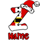 thumbnail image 1 of Saco de Navidad de Papá Noel grande personalizado para niños, bolso de mano con nombre e inicial, bolsos de cubo de playa para niñas, 1 of 4