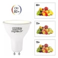 thumbnail image 2 of Lampara Foco Led Ahorrador Gu10 3w 3000k 10pcs Aigostar Blanco Cálido, 2 of 8