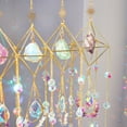 thumbnail image 4 of Nvzi Atrapasueños de cristal con forma de bola, adorno colgante para ventana, jardín, decoración navideña - B02, 4 of 5