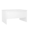 thumbnail image 5 of White Coffee Table with Storage, 31.5"x19.7"x16.7" Lift Top Coffee Table, Engineered Wood Modern Living Room Table, 5 of 9