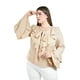 thumbnail image 1 of Blusa con volantes Roman Fashion /Tallas Extras, 1907 (Beige) beige 40, 1 of 5