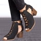 thumbnail image 4 of Amzcrzy Zapatos de mujer,Zapatos de mujer,Zapatillas de mujer, Sandalias de tacón alto transpirables y sin cordones para mujer Sandalias Mujer Zapatillas De Casa, 4 of 4