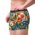 thumbnail image 3 of KLL Colorful World Map Men's Cotton Boxer Briefs Underwear-Small, 3 of 7