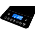thumbnail image 3 of Ozeri ZK19 Touch III 10 kg Digital Kitchen Scale with Calorie Counter, 22 lb, Black, 3 of 6
