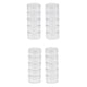 thumbnail image 1 of 4 Juegos de Pequeños de Plástico Transparente para Almacenamiento de , Apilables, Organizador, Tarro con Tapas Redond Sunnimix Recipientes apilables de almacenamiento, 1 of 8
