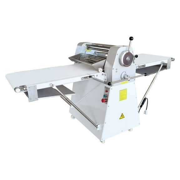 INTSUPERMAI Commercial Dough Sheeter Press Pizza Pastry Pasta Bread Dough Roller Baking Crisper Fondant Flattener 220V Vertical Type