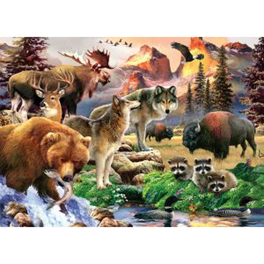 MasterPieces Animal Planet Wild America - North American Wildlife 1000