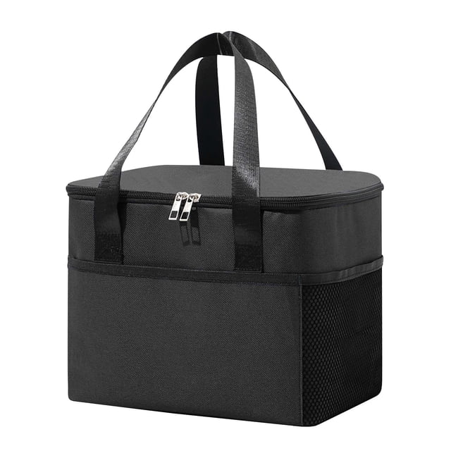 Bolsa térmica para el almuerzo para hombres y mujeres | Bolsa térmica a prueba de fugas con correa para el hombro | Organizador reutilizable de gran capacidad para loncheras | Porta alimentos pa