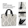 thumbnail image 4 of FORMRS 16" Laptop Bag Carrying Sleeve Case with Handle Travel Shoulder Briefcase, Light Gray Pattern, 4 of 8