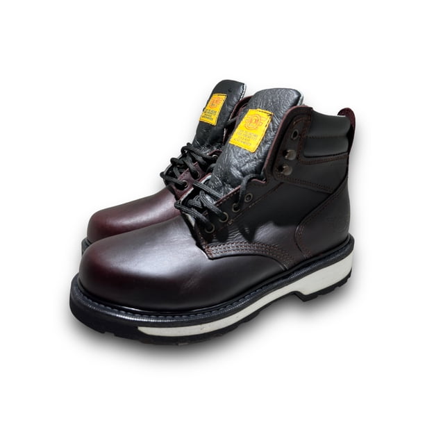 Bota de Trabajo ACM Boots Liso Industrial Piel Vacuno Ladrillo Suela Doble Densidad Talla 28.0 MX