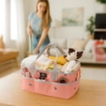 thumbnail image 6 of Sunveno Large Polyester Nursery Portable Diaper Caddy Organizer for Changing Station, 6 of 9