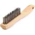 thumbnail image 3 of Forney Wire Scratch Brush - Stainless Steel, Wood Shoe Handle - 10-1/4 x .013 Inch, 3 of 3