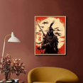 thumbnail image 2 of Nawypu Japanese Wall Art Samurai Warrior Pictures Japanese Culture Wall Decor Motivational Quotes Canvas Painting Inspirational Poster Modern Home Framed Artwork for Bedroom Office Gym, 2 of 4