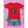 thumbnail image 3 of Leopard Butterfly Quote T-Shirt Juniors -Image by Shutterstock,  Small, 3 of 4