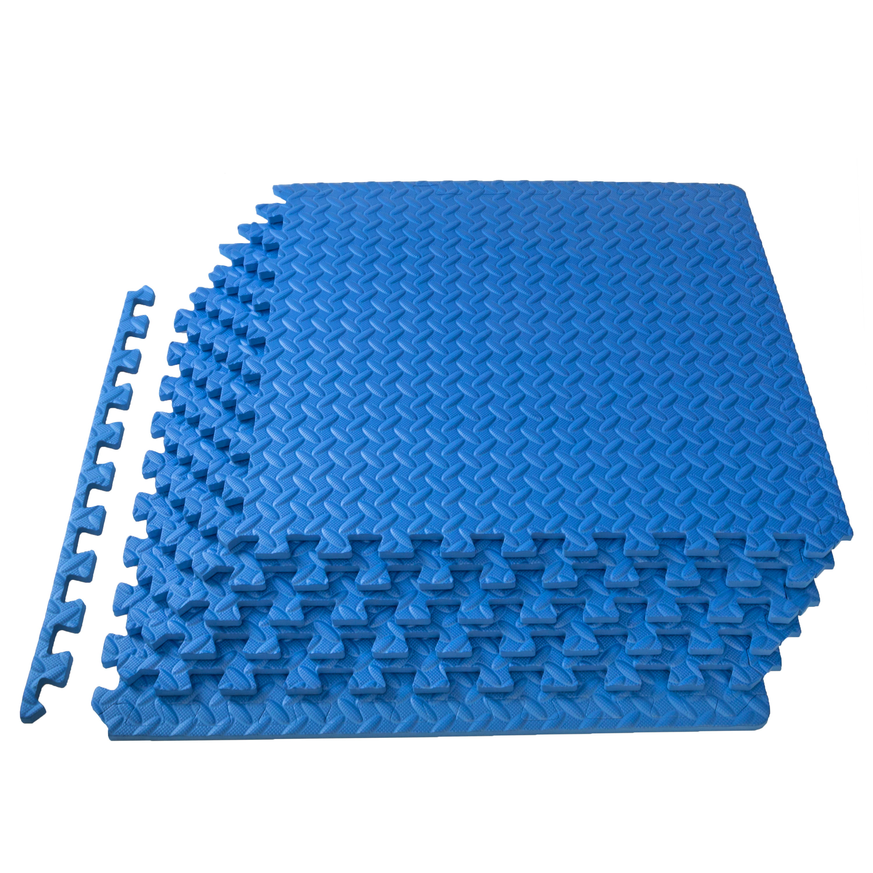 ProsourceFit Puzzle Exercise Mat ½” EVA Foam Interlocking Tiles Protective Flooring for Gym Equipment and Cushion for Workouts 