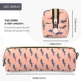 thumbnail image 3 of Fotbe Winter Skiing Adventure Estuche para Lápices de Cuero con Estampado, Estuche con Cremallera Resistente, Organizador Compacto y Elegante para Papelería, 3 of 7