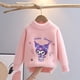 thumbnail image 5 of Suéter infantil de Anime Sanrios Kuromi Cinnamoroll, suéter de punto Kawaii para primavera y otoño, suéter de cuello redondo bonito, suéter de fondo, 5 of 5