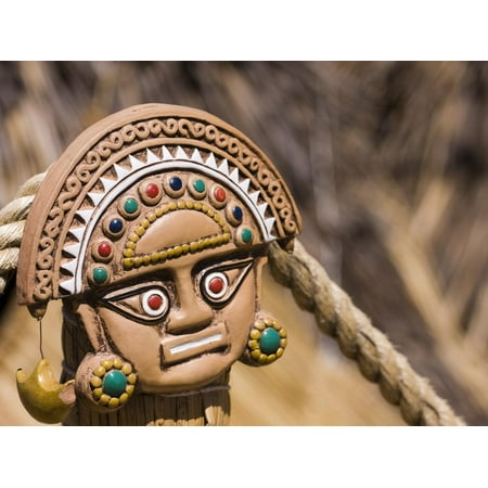 Pottery Barn South Carolina Traditional Inca Decorative Pottery, Lake Titicaca, Puno, Peru, South America Print Wall Art By Ian Egner ()