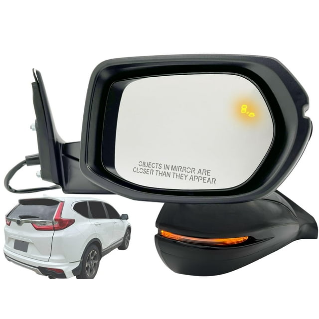 APA Replacement for Rear View Mirror Power Heated Signal with Blind Spot Detection PTM Cap 2017-2022 CR-V CRV Passenger Right Side 76208TLAA31 HO1321318