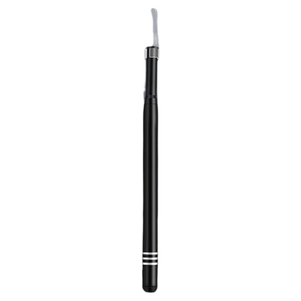 Vogacara Smart Visual Ear Stick de alta definición Cámara de control de temperatura Otoscopio luminoso Removedor de 5,5 mm cuidado de los oídos Negro