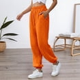 thumbnail image 2 of Landzoo One Casual Joggers With Drawstring Waist Pocket Wide Leg And Ankle Soft Pants For Comfort Everyday Wear Soft Beautiful Women's Casual Trousers, 2 of 4
