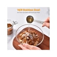 thumbnail image 3 of Measuring Spoons: U-Taste 18/8 Stainless Steel Measuring Spoons Set of 9 Piece: 1/16 tsp, 1/8 tsp, 1/4 tsp, 1/3 tsp, 1/2 tsp, 3/4 tsp, 1 tsp, 1/2 tbsp, 3 of 4