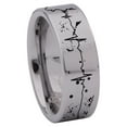 thumbnail image 4 of Tungsten Howling Wolf Lifeline Ring, 4 of 5