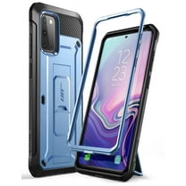 SUPCASE UB Pro Series Designed for Samsung Galaxy S20 / S20 5G Case (2020 Release), Full-Body Dual Layer Rugged Holster & Kickstand Case Without Built-in Screen Protector(MetallicBlue)