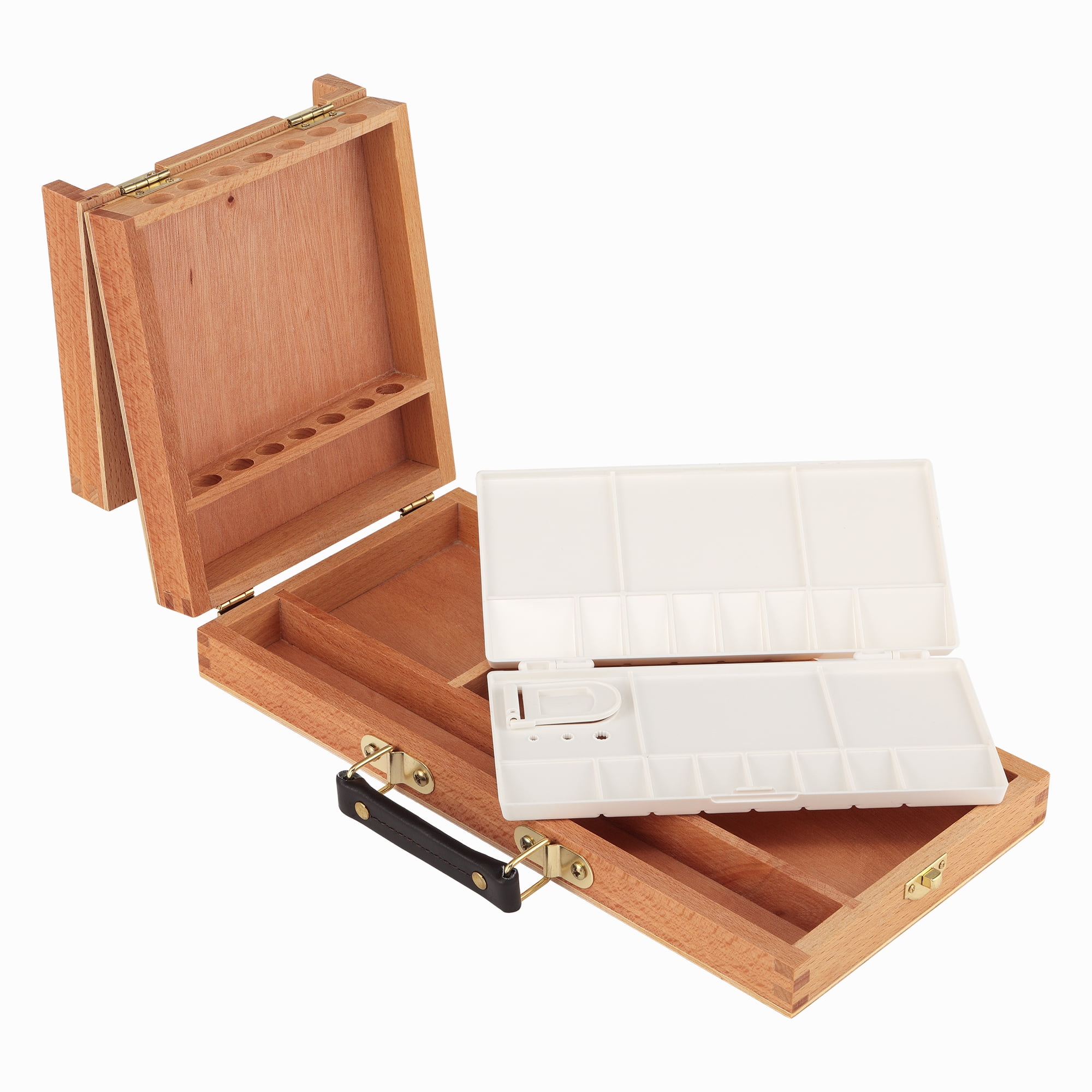 Creative Mark Turner Watercolor Box - Travel Box For Carrying Watercolor Art Supplies & Plastic Watercolor Palette [13" x 6.5" x 2"]