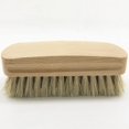 thumbnail image 1 of Cepillo de pelo de caballo, para engrasar, pulir, limpiar, quitar el polvo, cepillo de pelo suave para zapatos, juego de herramientas para limpiar zapatos, 1 of 6