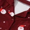 thumbnail image 6 of Odeerbi Christmas Pajamas For Family Boys Girls Child Plaid Printed Blouse Tops+Pants Xmas Matching Set Red, 6 of 7