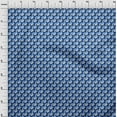 thumbnail image 4 of oneOone Viscose Jersey Medium Blue Fabric Geometric Fabric For Sewing Printed Craft Fabric By The Yard 60 Inch Wide, 4 of 5
