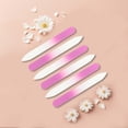 thumbnail image 6 of Unique Bargains 6 Pcs Colorful Glass Multifunctional Nail File Manicure Tool Small Rose Red, 6 of 7