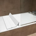 thumbnail image 5 of Foldable Bathtub Tray, 63x31.5in White Bathtub Cover Folding Bath Lid PVC Waterproof Fits Most Tubs Folding Board Bathtub Insulation Cover Durable Insulation Plate for Bathroom, Home, 5 of 7