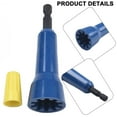 thumbnail image 2 of Wire Twisting Tools Quickly Twister Electrician Artifact for Power Drill Drivers Twisted Connector Cable Device Multi Tool Blue Set, 2 of 9