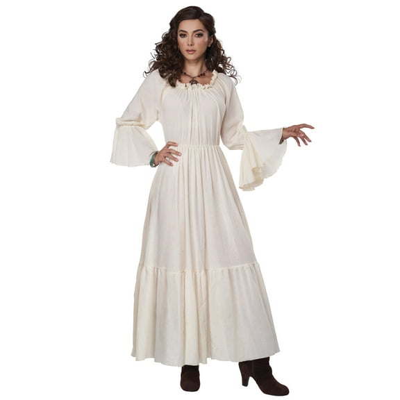Renaissance Peasant Chemise Adult Costume (Beige)
