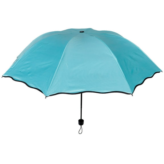 Toddmomy 1Pcs Korean Style Foldable Umbrella with Metal Frame Waterproof and Windproof for Sunny and Rainy Days