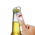 thumbnail image 3 of WIRESTER Household Kitchen Tools Keychains Metal Bottle Opener With Key Ring - Red Cardinal Bird In Spring, 3 of 6