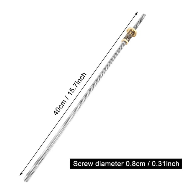 D Printer Rod,T8 Threaded Rod Lead Anti Backlash Nut Spring Loaded Nut ...