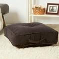thumbnail image 2 of Omaha Charcoal Microfiber 21 in. Square Floor Pillow, 2 of 5