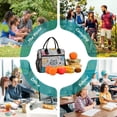thumbnail image 6 of FORMRS Insulated Lunch Bag for Work School Unisex Large Capacity Cooler with Shoulder Strap, Cute Cat Pattern, 6 of 6
