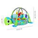 thumbnail image 2 of Gimnasio Para Bebe Tapete Alberca de Pelotas Tortuga 3 en 1 Plegable Actividades Niños Nube, 2 of 4