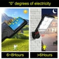 thumbnail image 6 of Solar Street Lights Outdoor, Dusk to Da-wn Solar Parking Lot Lights with 3 Modes Motion Sensor and Remote Control, Security IP65 Water-proof Commercial Solar Lights for Outside, Yard, Garage, 6 of 6
