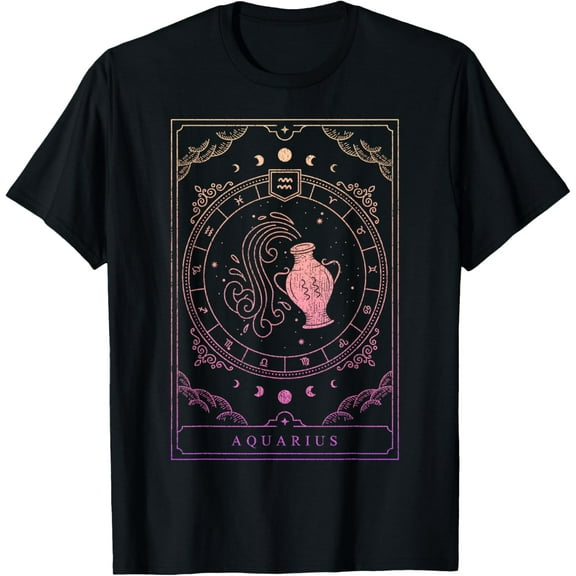 Aquarius Birthday Women Girl Zodiac Sign Aquarius T-Shirt