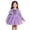 Purple, variant on Gaexia Toddler Girls Long Sleeve Party Dress, Mesh Dance Party Tutu Gown, Cute Formal Occasion Birthday Celebration Outfit